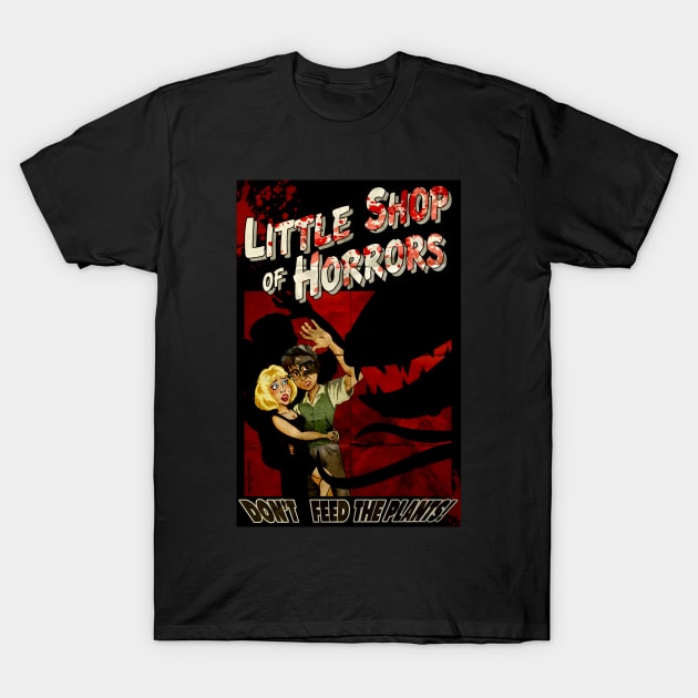 Little Shop of Horrors - pulp style T-Shirt by brodiehbrockie